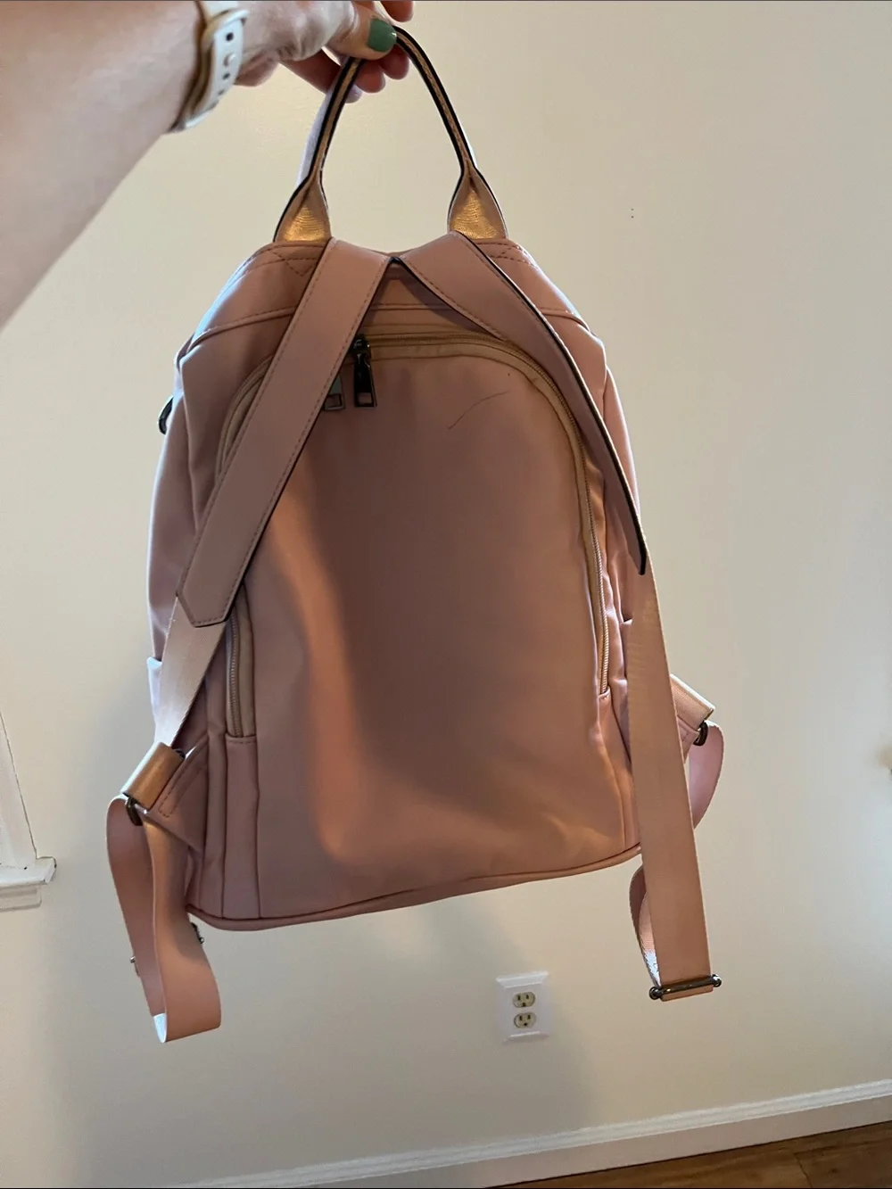 Stylish Blush Pink Women’s Backpack Tote